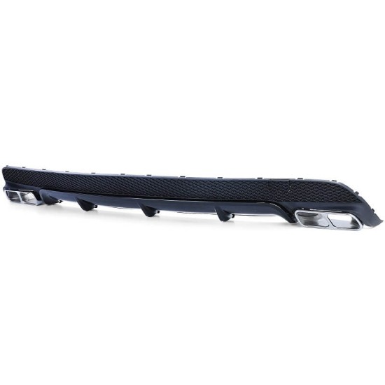 Diffuser Πίσω Προφυλακτήρα Για Mercedes-Benz CLA C117 13-16 Amg Look Για Amg Sport Line Προφυλακτήρες Σετ Με Μπούκες Από Abs Πλαστικό