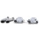 Diffuser Πίσω Προφυλακτήρα Για Mercedes-Benz CLA C117 13-16 Amg Look Για Amg Sport Line Προφυλακτήρες Σετ Με Μπούκες Από Abs Πλαστικό