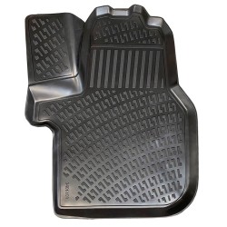 Πατάκια Σκαφάκια 3D Από Λάστιχο TPE Για Mercedes Sprinter W907 / W910 2018+ Rizline 2 Τεμάχια Μαύρα