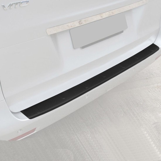 Προστατευτικό Πίσω Προφυλακτήρα Για Mercedes-Benz Vito (W447) 2014-2020 Από Abs Πλαστικό Μαύρο