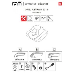 Βάση Τεμπέλη Ειδική Για Opel Astra K 2015+ Armster Rati 1 Τεμάχιο Βάση Τεμπέλη Ειδική Για Opel Astra K 2015+ Armster Rati 1 Τεμάχιο