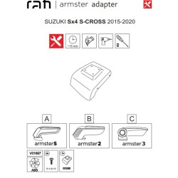 Βάση Τεμπέλη Ειδική Για Suzuki SX4 S-Cross 15-20 Armster Rati 1 Τεμάχιο Βάση Τεμπέλη Ειδική Για Suzuki SX4 S-Cross 15-20 Armster Rati 1 Τεμάχιο