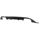 Diffuser Πίσω Προφυλακτήρα Για VW Golf VII (7) 13-17 GTI Με 2 Διπλές Εξατμίσεις Δεξια & Αριστερά Γυαλιστερό Μαύρο Από Abs Πλαστικό 1 Τεμάχιο