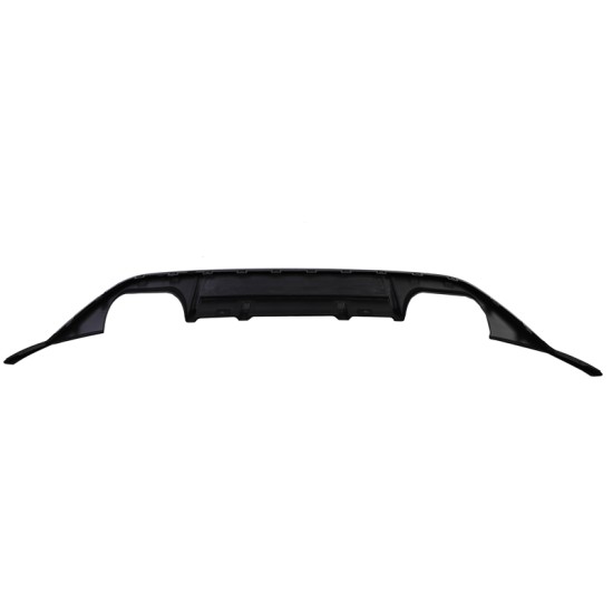Diffuser Πίσω Προφυλακτήρα Για VW Golf VII (7) 13-17 GTI Με 2 Διπλές Εξατμίσεις Δεξια & Αριστερά Γυαλιστερό Μαύρο Από Abs Πλαστικό 1 Τεμάχιο