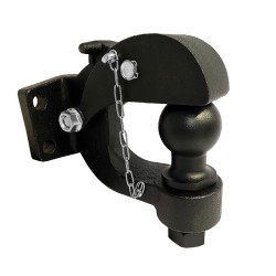 Μπίλια Κοτσαδόρου Γωνιακή Ασφαλείας Μαύρο 1 Τεμάχιο