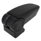 Κονσόλα Χειροφρένου Τεμπέλης Με Βάση Armster 3 Vegan Leather Για VW Caddy 20+ Μαύρο Χρώμα Σετ 2 Τεμάχια