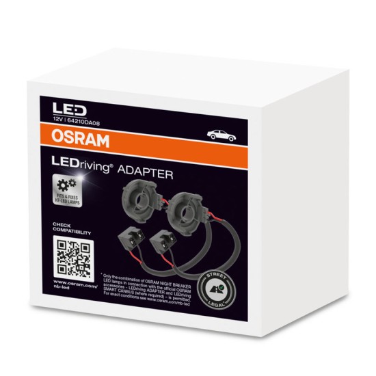 Αντάπτορες Τοποθέτησης LEDriving Osram H7 64210DA08 2 Τεμάχια