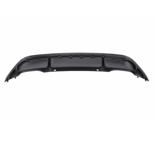 Diffuser Πίσω Προφυλακτήρα Για VW Golf VII (7) 13-17 R-Look Για Απλή & GTI Έκδοση Προφυλακτήρα Με 2 Διπλές Εξάτμισεις Αριστερά & Δεξιά Γυαλιστερό Μαύρο Από Abs Πλαστικό 1 Τεμάχιο
