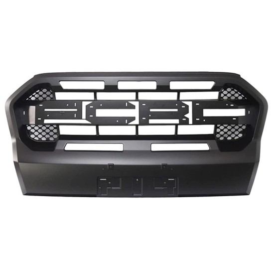 Μάσκα Για Ford Ranger T8 2019+ Wild Trak Με Led Μαύρο Ματ