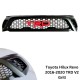 Μάσκα Για Toyota Hilux 2015+ Revo Μαύρο Χρώμα TRD