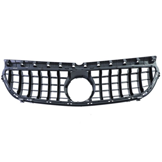 Μάσκα Για Mercedes-Benz B-Class W246 14-18 GT Amg Panamericana Look Μαύρο/Χρώμιο 1 Τεμάχιο