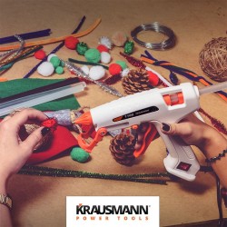 Πιστόλι Θερμικής Σιλικόνης / Θερμοκόλλησης 100W Για Ράβδους Σιλικόνης 10.8mm - 11.5mm Krausmann 1100 Πιστόλι Θερμικής Σιλικόνης / Θερμοκόλλησης 100W Για Ράβδους Σιλικόνης 10.8mm - 11.5mm Krausmann 1100