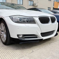 Μπροστινά Spoiler Δεξιά & Αριστερά Για Bmw 3 E90/E91 LCI 08-11 Με Απλή Έκδοση Προφυλακτήρα Γυαλιστερό Μαύρο Από Abs Πλαστικό 2 Τεμάχια