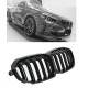 Καρδιές Μάσκας Για Bmw 1 F40 / F41 19+ M4 Look Με Διπλή Γρίλια Μαύρο Γυαλιστερό 1 Τεμάχιο