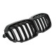 Καρδιές Μάσκας Για Bmw 1 F40 / F41 19+ M4 Look Με Διπλή Γρίλια Μαύρο Γυαλιστερό 1 Τεμάχιο