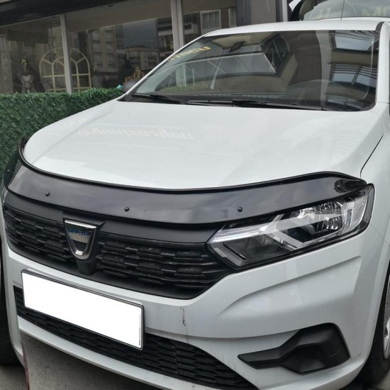 Ανεμοθραύστης / Αντιανεμικό Καπό Για Dacia Sandero 2020+  Μαύρο Χρώμα