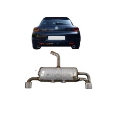 Εξάτμισης Τελικό Για VW Scirocco 08-17 R-Design Catback Muffler R & R-Line