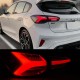 Πισινά Φανάρια Set Για Ford Focus 18-21 Hatchback 3D/5D Led  Κόκκινο/Smoke