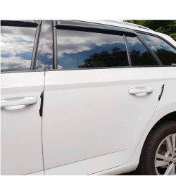 Προστατευτικά Πόρτας / Αποκρουστήρες 15cm x 1.2cm Μαύρο Γυαλιστερό  4 Τεμάχια Guard Προστατευτικά Πόρτας / Αποκρουστήρες 15cm x 1.2cm Μαύρο Γυαλιστερό  4 Τεμάχια Guard