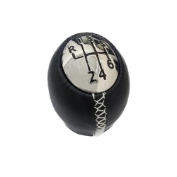 Πόμολο Λεβιέ Ταχυτήτων Για Renault Clio 05-14 / Megane 02-16 / Scenic 03-15 / Trafic 01-15 / Dacia Duster 10-17  Με 6 Ταχύτητες Μαύρο / Χρώμιο GK3221