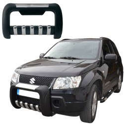 Bull Bar Bumper Guard Εμπρός Προφυλακτήρα Για Suzuki Grand Vitara 2005-2009 Μαύρο Με Δόντια Inox Bull Bar Bumper Guard Εμπρός Προφυλακτήρα Για Suzuki Grand Vitara 2005-2009 Μαύρο Με Δόντια Inox