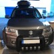 Bull Bar Bumper Guard Εμπρός Προφυλακτήρα Για Suzuki Grand Vitara 2005-2009 Μαύρο Με Δόντια Inox