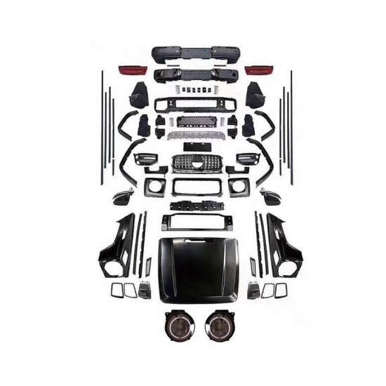 Body Kit Για Mercedes-Benz G-Class W463 07-18 Full Upgrade To W464 2019 Amg Με Προφυλακτήρες, Καπό, Φτερά & Προεκτάσεις, Φανάρια, Καθρέφτες