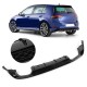 Diffuser Πίσω Προφυλακτήρα Για VW Golf VII (7) 13-17 Look 7.5 R Με 2 Διπλές Εξατμίσεις Δεξια & Αριστερά Γυαλιστερό Μαύρο Από Abs Πλαστικό 1 Τεμάχιο