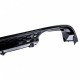 Diffuser Πίσω Προφυλακτήρα Για VW Golf VII (7) 13-17 Look 7.5 R Με 2 Διπλές Εξατμίσεις Δεξια & Αριστερά Γυαλιστερό Μαύρο Από Abs Πλαστικό 1 Τεμάχιο