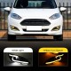 DRL Set Για Ford Fiesta 13-15 Με Απλό Προφυλακτήρα DRL & Led Φλας 2 Τεμάχια