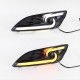 DRL Set Για Ford Fiesta 13-15 Με Απλό Προφυλακτήρα DRL & Led Φλας 2 Τεμάχια