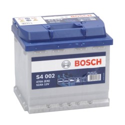 Μπαταρία Αυτοκινήτου 52Ah Δεξιά Bosch 470Α (ΕΝ) S4002 Μπαταρία Αυτοκινήτου 52Ah Δεξιά Bosch 470Α (ΕΝ) S4002