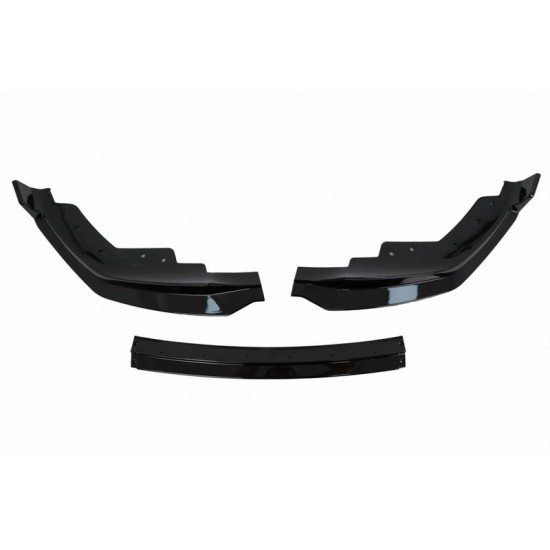 Μπροστινό Spoiler Για Bmw 3 G20 Sedan G21 Touring (2018-2022) M Sport / M-Packet Γυαλιστερό Μαύρο 3 Τεμάχια