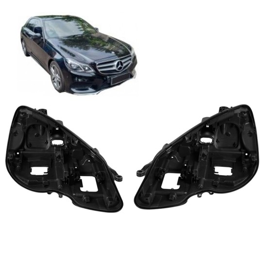 Κέλυφος Εμπρός Φαναριών Για Mercedes-Benz E-Class W212 Facelift 14-16 Mε AFS Ζευγάρι 2 Τεμάχια