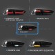 Πισινά Φανάρια Set Για Mitsubishi Lancer X 08-17 Led Bar Φιμέ VLAND
