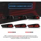 Πισινά Φανάρια Set Για Mitsubishi Lancer X 08-17 Led Bar Φιμέ VLAND