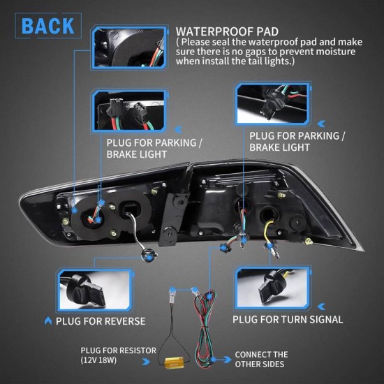 Πισινά Φανάρια Set Για Mitsubishi Lancer X 08-17 Led Bar Φιμέ VLAND