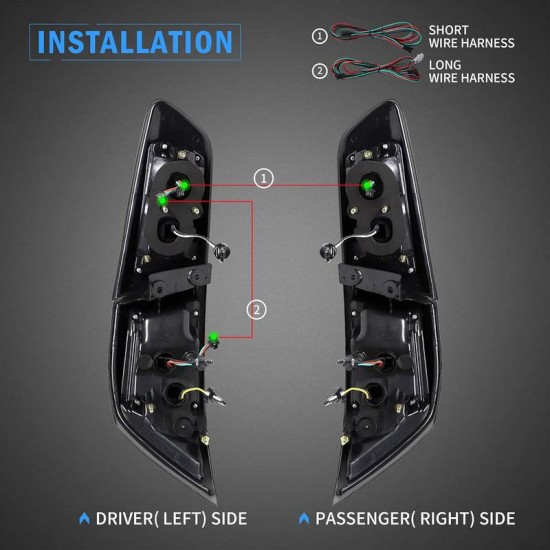 Πισινά Φανάρια Set Για Mitsubishi Lancer X 08-17 Led Bar Φιμέ VLAND