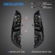 Πισινά Φανάρια Set Για Mitsubishi Lancer X 08-17 Led Bar Φιμέ VLAND