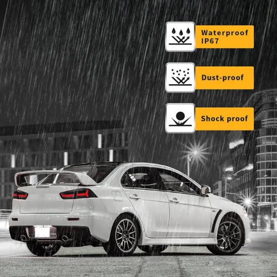 Πισινά Φανάρια Set Για Mitsubishi Lancer X 08-17 Led Bar Φιμέ VLAND