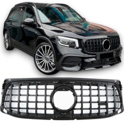 Μάσκα Για Mercedes-Benz GLB X247 19-23 Amg Line Panamericana Look Glossy Black/Night Package
