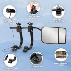 Καθρέπτες Εξωτερικοί Βοηθητικοί Πρόσθετοι Για Τροχόσπιτα 18.4x12.5cm Swiss Drive 2808326 2 Τεμάχια Καθρέπτες Εξωτερικοί Βοηθητικοί Πρόσθετοι Για Τροχόσπιτα 18.4x12.5cm Swiss Drive 2808326 2 Τεμάχια