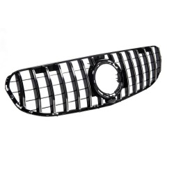 Μάσκα Για Mercedes-Benz GLC-Class X253 19+ Facelift Standard Προφυλακτήρα GTR Panamericana Design Μαύρο/Χρώμιο Μάσκα Για Mercedes-Benz GLC-Class X253 19+ Facelift Standard Προφυλακτήρα GTR Panamericana Design Μαύρο/Χρώμιο