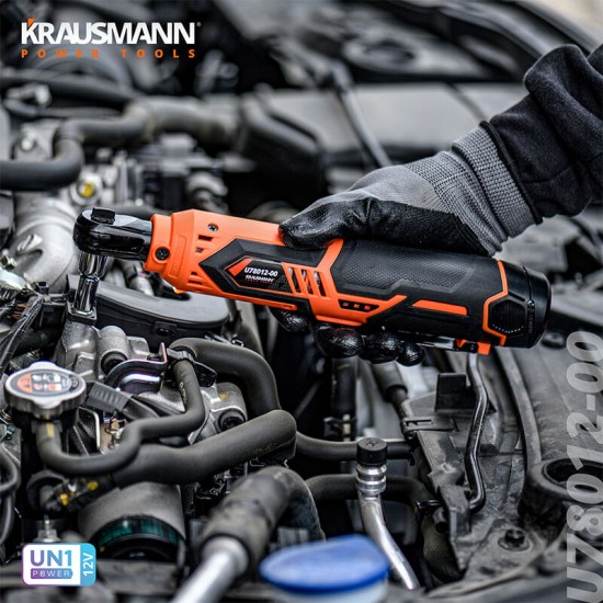 Καστάνια Mini 1/4" 12V Με Μπαταρία 2.0Ah Και Τσαντα Krausmann U78012-12S