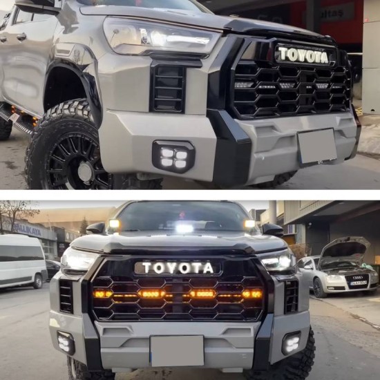Body Kit Για Toyota Hilux Revo 2016-2019 Μετατροπή Σε Tundra 2021+ Look