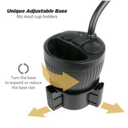 Μαγνητική Βάση Ποτηροθήκης Για Smartphone Με Θύρες USB Scosche MAGPCUP