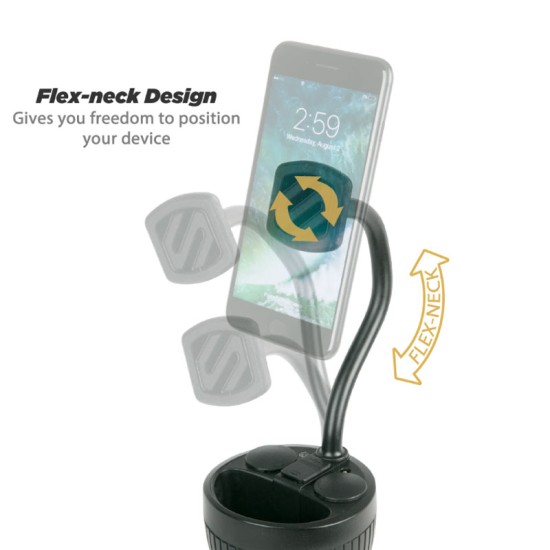 Μαγνητική Βάση Ποτηροθήκης Για Smartphone Με Θύρες USB Scosche MAGPCUP