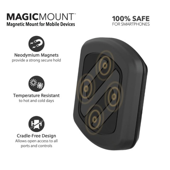 Μαγνητική Βάση Ποτηροθήκης Για Smartphone Με Θύρες USB Scosche MAGPCUP