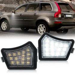 Φως Καθρέπτη Για  Volvo C30, C70, S40,S60, S80, V50, V70 SMD Led 6000K Λευκά 2 Τεμάχια