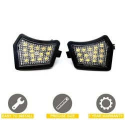 Φως Καθρέπτη Για  Volvo C30, C70, S40,S60, S80, V50, V70 SMD Led 6000K Λευκά 2 Τεμάχια